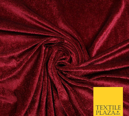 OVER 25 COLOURS Soft Plain Stretch Velvet Velour Fabric Material Dress Craft 58"