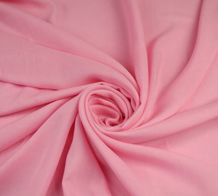 42 COLS Luxury Soft Plain Non-Stretch Spun Rayon Viscose Fabric Dress Drapes 52"