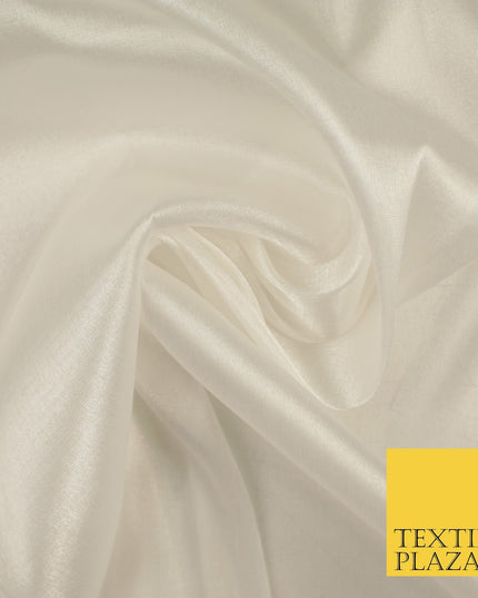 19 COLOURS Premium Stretch Organza Bridal Wedding Dance Dress Fabric 58"