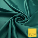 OVER 45 COLOURS - Plain Solid Crepe Back Satin Fabric Material Dress Bridal 45"