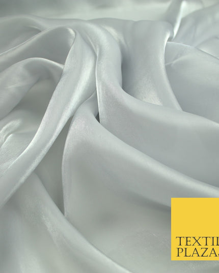 22 COLOURS - Soft Crystal Organza Shimmer Sheer Voile Draping Veil Dress Fabric