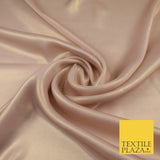 36 COLOURS - Fine Silky Metallic Foil Shimmer Satin Georgette Dress Fabric Drape
