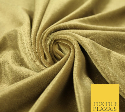 10 COLOURS - Soft Plain Velvet Velour Fabric Stretch Spandex Material - 65"