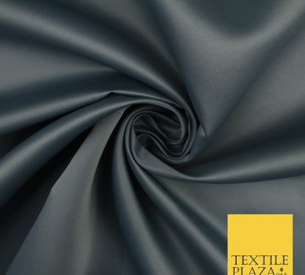 46 COLOURS Premium Plain Smooth Heavy Matt Duchess Bridal Satin Fabric Dress 60"