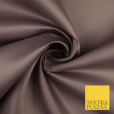 46 COLOURS Premium Plain Smooth Heavy Matt Duchess Bridal Satin Fabric Dress 60"