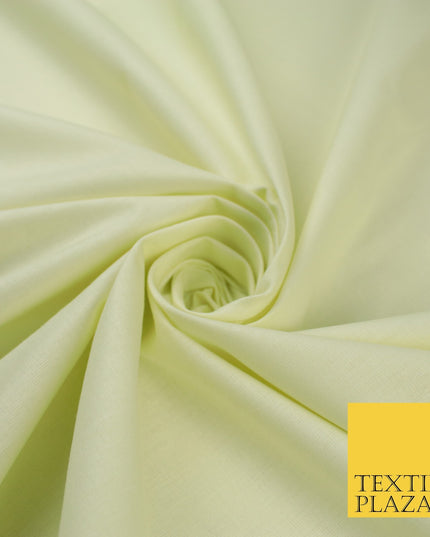 30 COLOURS - Plain Smooth Cotton Square Soft Fabric Dress Material Decor 56"