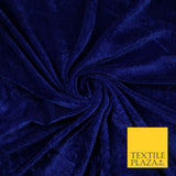 OVER 25 COLOURS Soft Plain Stretch Velvet Velour Fabric Material Dress Craft 58"