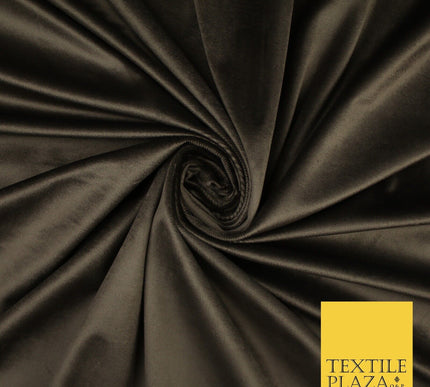 17 COLOURS - LUXURY Plush Plain Stretch Velvet Velour Fabric Material Craft 59"