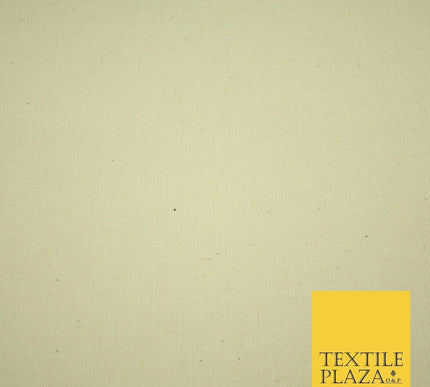 PREMIUM MEDIUM WEIGHT CALICO 100% NATURAL PURE UNDYED COTTON Canvas Fabric 66"