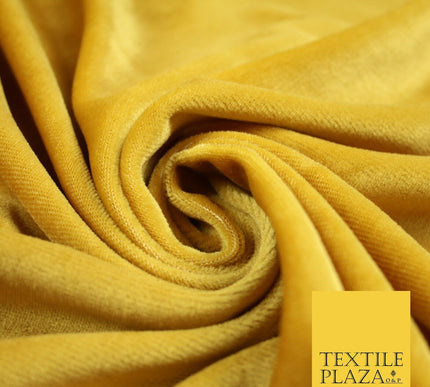 10 COLOURS - Soft Plain Velvet Velour Fabric Stretch Spandex Material - 65"