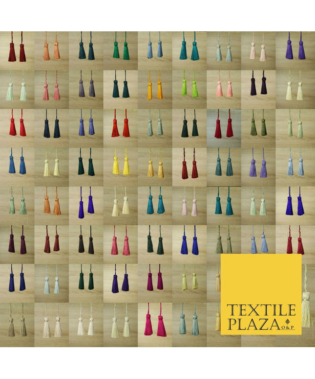 70 COLOURS Luxury Silk Soft Thread Tassels Latkans Cushion Sewing Craft Curtains