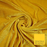 OVER 25 COLOURS Soft Plain Stretch Velvet Velour Fabric Material Dress Craft 58"