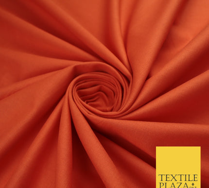 30 COLOURS - Plain Smooth Cotton Square Soft Fabric Dress Material Decor 56"