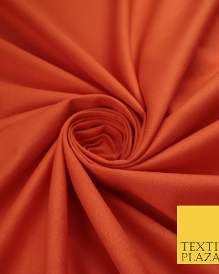 30 COLOURS - Plain Smooth Cotton Square Soft Fabric Dress Material Decor 56"