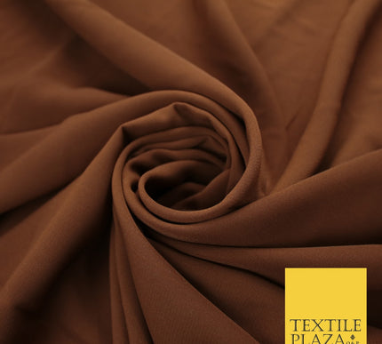 3 COLOURS Plain Soft Smooth Heavy Georgette Chiffon Sheer Dress Fabric 48" Wide