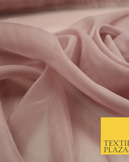 22 COLOURS - Soft Crystal Organza Shimmer Sheer Voile Draping Veil Dress Fabric
