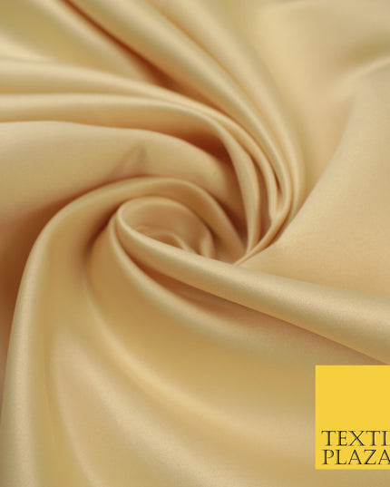 46 COLOURS Premium Plain Smooth Heavy Matt Duchess Bridal Satin Fabric Dress 60"