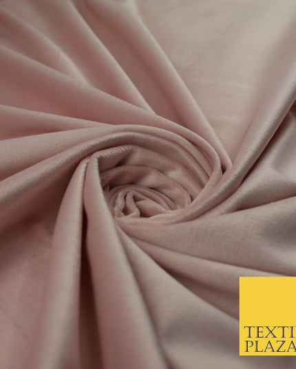 17 COLOURS - LUXURY Plush Plain Stretch Velvet Velour Fabric Material Craft 59"