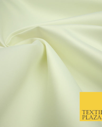 46 COLOURS Premium Plain Smooth Heavy Matt Duchess Bridal Satin Fabric Dress 60"