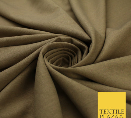 OVER 20 COLOURS - Plain Soft LINEN LOOK 100% Polyester Fabric Dress Craft 54"