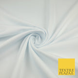 16 COLOURS - Plain Soft Smooth Crisp 100% Polyester Dress Fabric Suiting Craft
