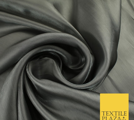 8 COLOURS Soft Glazed Shimmer Sheer Woven Polyester Satin Organza Feel Fabric