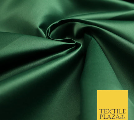 46 COLOURS Premium Plain Smooth Heavy Matt Duchess Bridal Satin Fabric Dress 60"