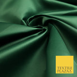 46 COLOURS Premium Plain Smooth Heavy Matt Duchess Bridal Satin Fabric Dress 60"