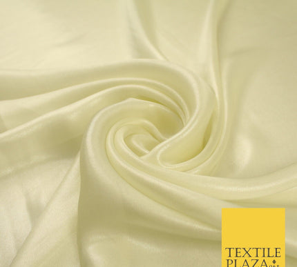 36 COLOURS - Fine Silky Metallic Foil Shimmer Satin Georgette Dress Fabric Drape