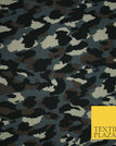 Camouflage Military Army Black Grey Brown 2685 / 1 Metre