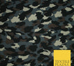Camouflage Military Army Black Grey Brown 2685 / 1 Metre
