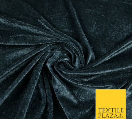 OVER 25 COLOURS Soft Plain Stretch Velvet Velour Fabric Material Dress Craft 58"