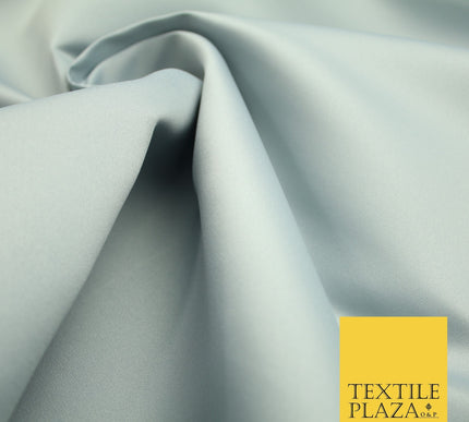 46 COLOURS Premium Plain Smooth Heavy Matt Duchess Bridal Satin Fabric Dress 60"