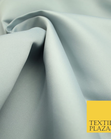 46 COLOURS Premium Plain Smooth Heavy Matt Duchess Bridal Satin Fabric Dress 60"