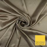 OVER 30 COLOURS Fine Silky Smooth Liquid Sateen Satin Dress Fabric Drape Lining
