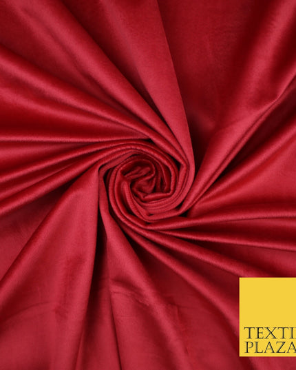17 COLOURS - LUXURY Plush Plain Stretch Velvet Velour Fabric Material Craft 59"