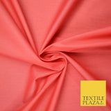 PREMIUM POPLIN 100% PURE COTTON SOLID PLAIN DYED FABRIC DRESS CRAFT MATERIAL 59"