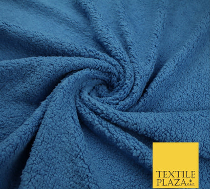 3 COLOURS - Premium Soft Faux SHERPA Fleece Fabric Material - 320GSM - 60"