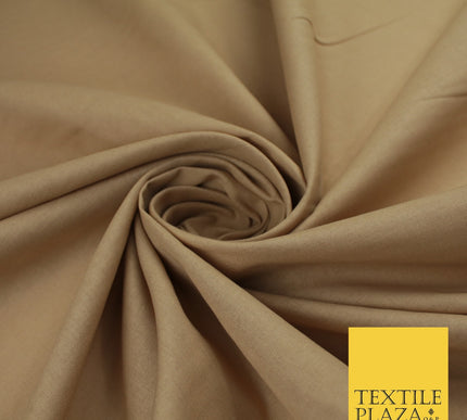 30 COLOURS - Plain Smooth Cotton Square Soft Fabric Dress Material Decor 56"