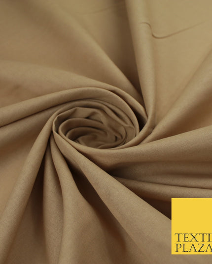 30 COLOURS - Plain Smooth Cotton Square Soft Fabric Dress Material Decor 56"