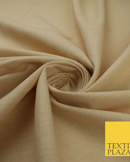 OVER 20 COLOURS - Plain Soft LINEN LOOK 100% Polyester Fabric Dress Craft 54"