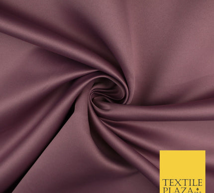 46 COLOURS Premium Plain Smooth Heavy Matt Duchess Bridal Satin Fabric Dress 60"