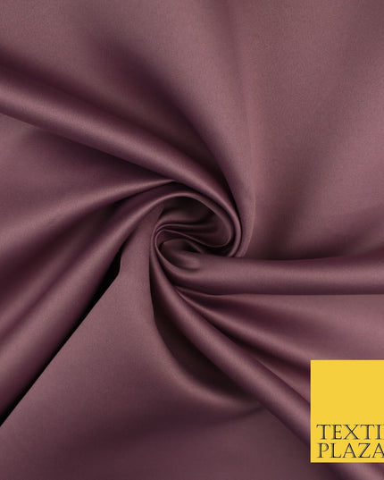 46 COLOURS Premium Plain Smooth Heavy Matt Duchess Bridal Satin Fabric Dress 60"