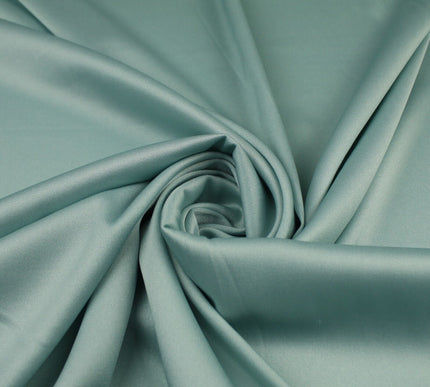 30 COLOURS- Silky Smooth Stretch Twinkle Sparkle Satin Dress Fabric Drape Lining
