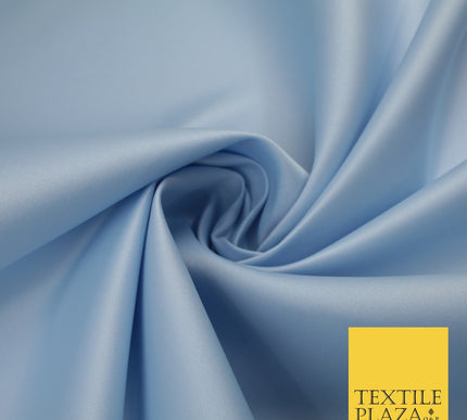 46 COLOURS Premium Plain Smooth Heavy Matt Duchess Bridal Satin Fabric Dress 60"