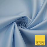 46 COLOURS Premium Plain Smooth Heavy Matt Duchess Bridal Satin Fabric Dress 60"
