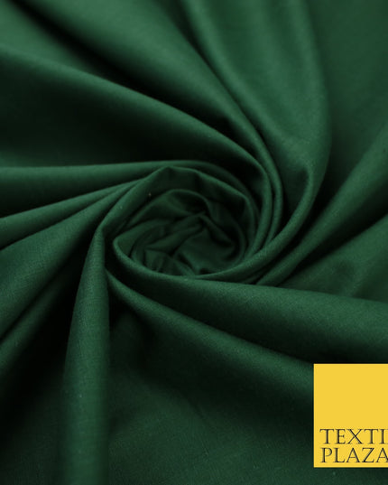 30 COLOURS - Plain Smooth Cotton Square Soft Fabric Dress Material Decor 56"