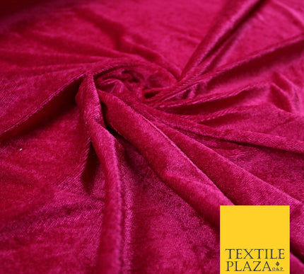 OVER 25 COLOURS Soft Plain Stretch Velvet Velour Fabric Material Dress Craft 58"