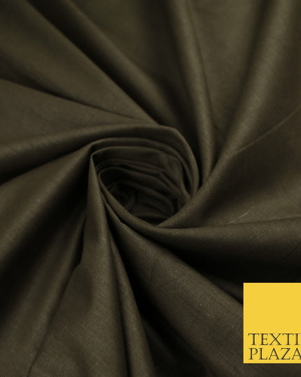 30 COLOURS - Plain Smooth Cotton Square Soft Fabric Dress Material Decor 56"