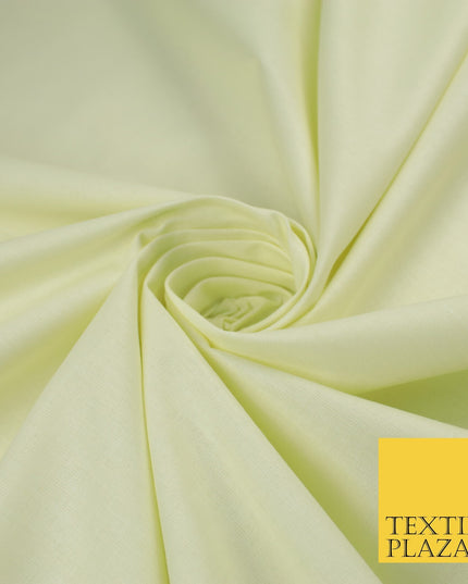 30 COLOURS - Plain Smooth Cotton Square Soft Fabric Dress Material Decor 56"